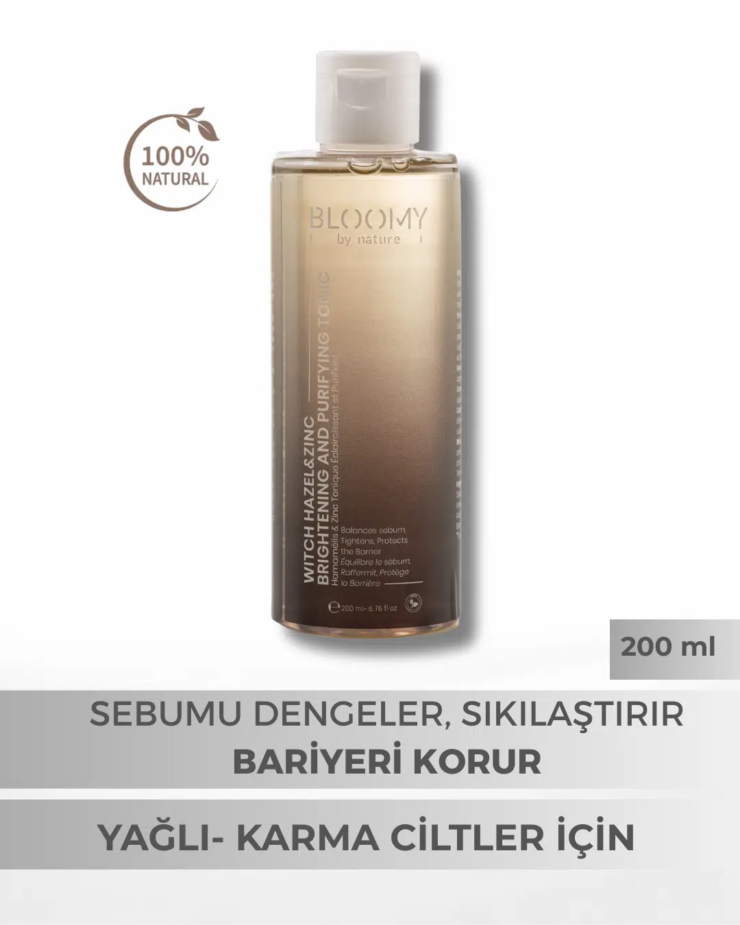 Cadı Fındığı & Çinko Aydınlatıcı ve Arındırıcı Tonik