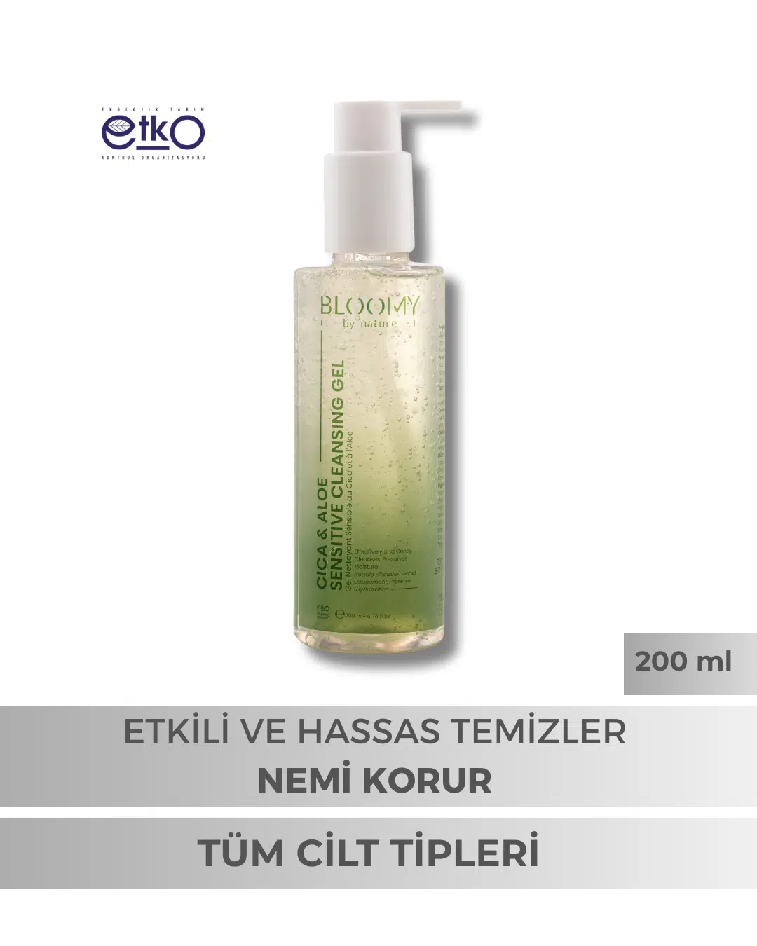 Cica & Aloe Hassas Temizleme Jeli