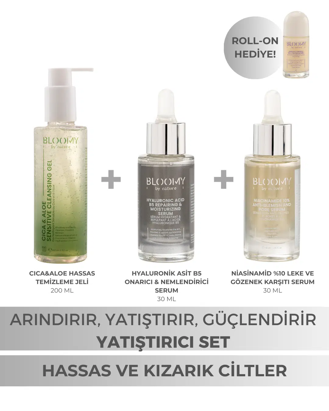 HASSAS VE KIZARIK CİLTLER İÇİN YATIŞTIRICI SET